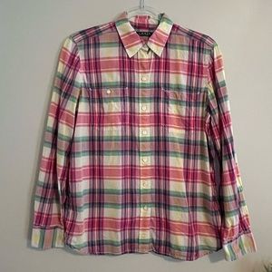 RALPH LAUREN | Med | 100% COTTON